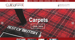 Desktop Screenshot of cullingfordcarpets.co.uk